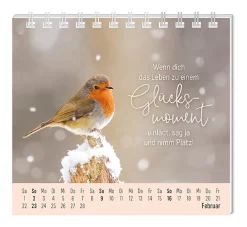 Mini-Tischkalender 2025, Eine Extraportion Glück