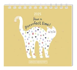 Mini-Tischkalender 2025, Katzen