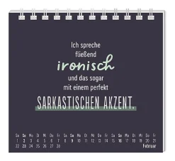 Mini-Tischkalender 2025, Nett Kann Ich Auch