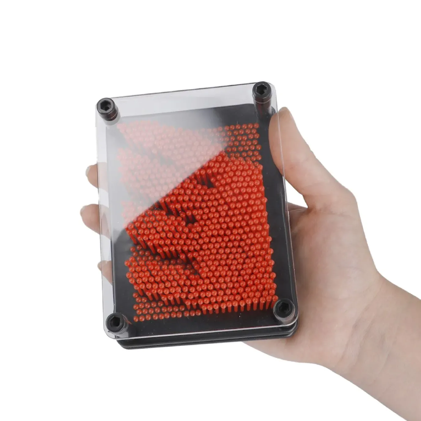 Nagelbild 3D, Rot, 13 Cm