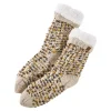Norweger-Socken Popcorn, Beige