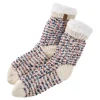 Norweger-Socken Popcorn, Offwhite
