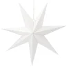 Papierstern, 60 Cm, Punkte/weiß-silber