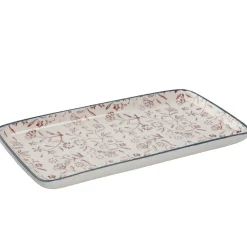 Platte China, Rosa, Wiese, 23 Cm