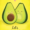 Poster Avocado - Let's Avocuddle, Nr. 64