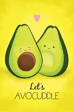 Poster Avocado - Let's Avocuddle, Nr. 64