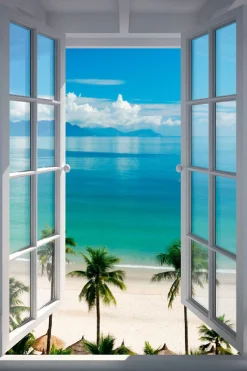 Poster Beach Window, Nr. 91