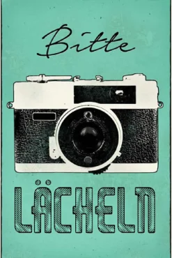 Poster Bitte Lächeln, Nr. 1