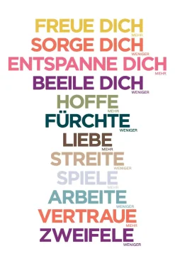 Poster Freue Dich Mehr, Nr. 37