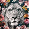 Poster Lion Flowers, Nr. 40