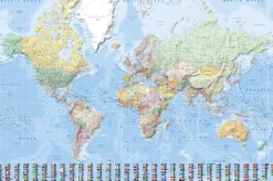 Poster World Map - Flags, Nr. 154