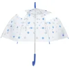 Regenschirm Transparent, Dots, Blau, 82 Cm