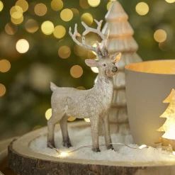 Rentier Schnee, Stehend, 12.5 Cm