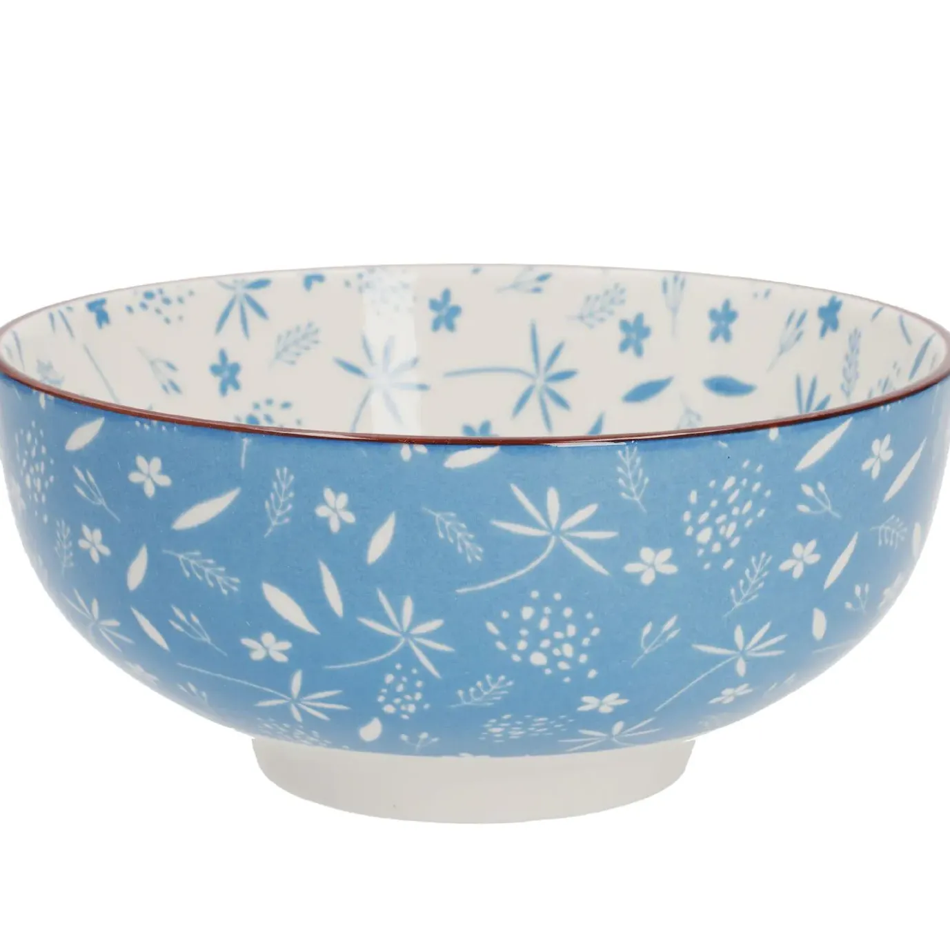 Schale China, 680 Ml, Blau, Gräser, 15 Cm