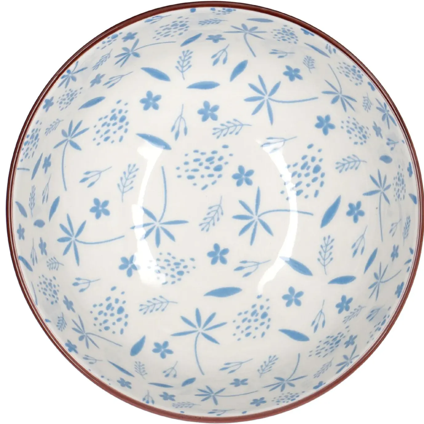 Schale China, 680 Ml, Blau, Gräser, 15 Cm