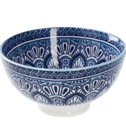 Schale China, Hoch, Blau/hellblau, 9.5 Cm