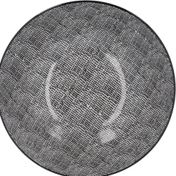 Schale China Mit Rand, Striche, Schw/wss, 17 Cm