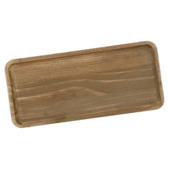 Schale Eck, Natur, 40 X 18 Cm