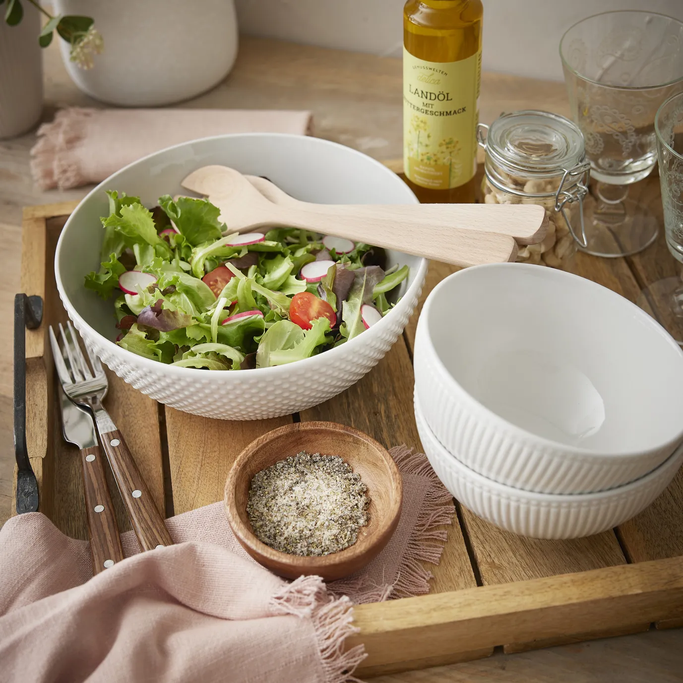 Schale Lena, Punkte, 22 Cm