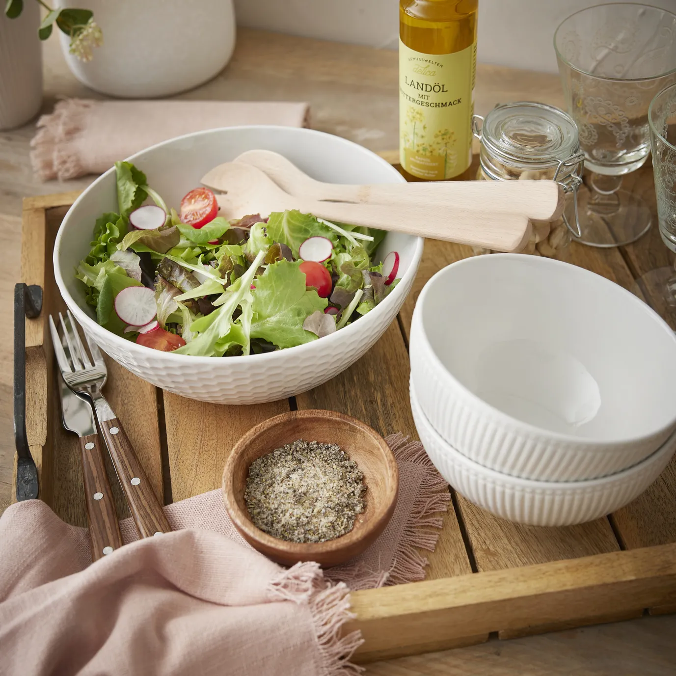 Schale Lena, Tief, Streifen, 14 Cm