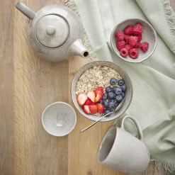 Schale Mit Fuß Dina, Creme, 9 Cm