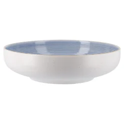 Schale Rille, Blau, 20 Cm