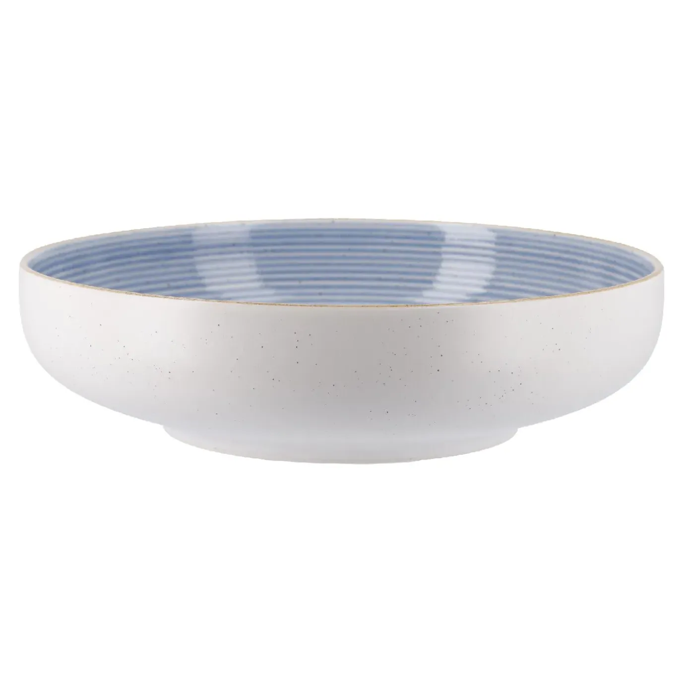 Schale Rille, Blau, 20 Cm