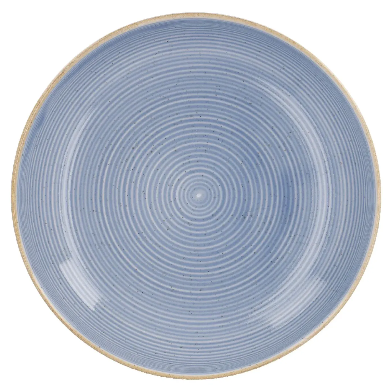 Schale Rille, Blau, 20 Cm