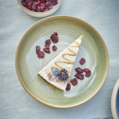 Schale Rille, Grün, 20 Cm