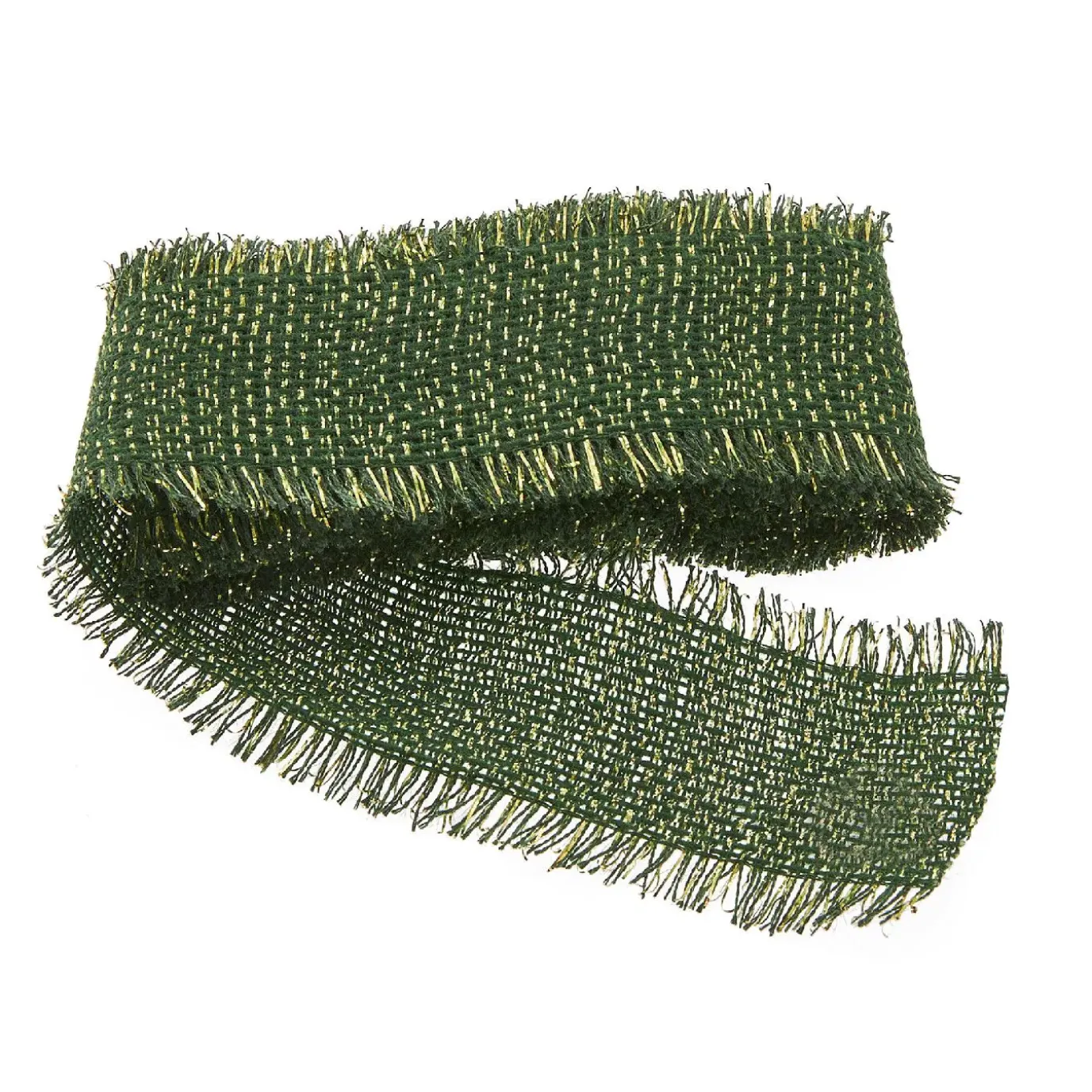 Schleifenband Lurex, Dunkelgrün, 2 M
