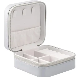 Schmuckbox, Grau, 9 X 9 Cm