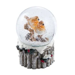 Schneekugel Vogel, Ast/links, 4.5 X 6 Cm