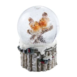 Schneekugel Vogel, Ast/rechts, 4.5 X 6 Cm