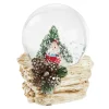 Schneekugel Weihnachten, Nikolaus/Tanne, 4.5 X 6 Cm
