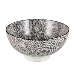 Schüssel China, Striche, 20 Cm