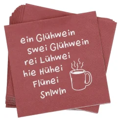 Serviette Glühwein, 20 Stück