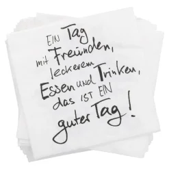 Serviette Guter Tag, 20 Stück