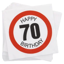 Servietten, 20 Stück, 70 Jahre