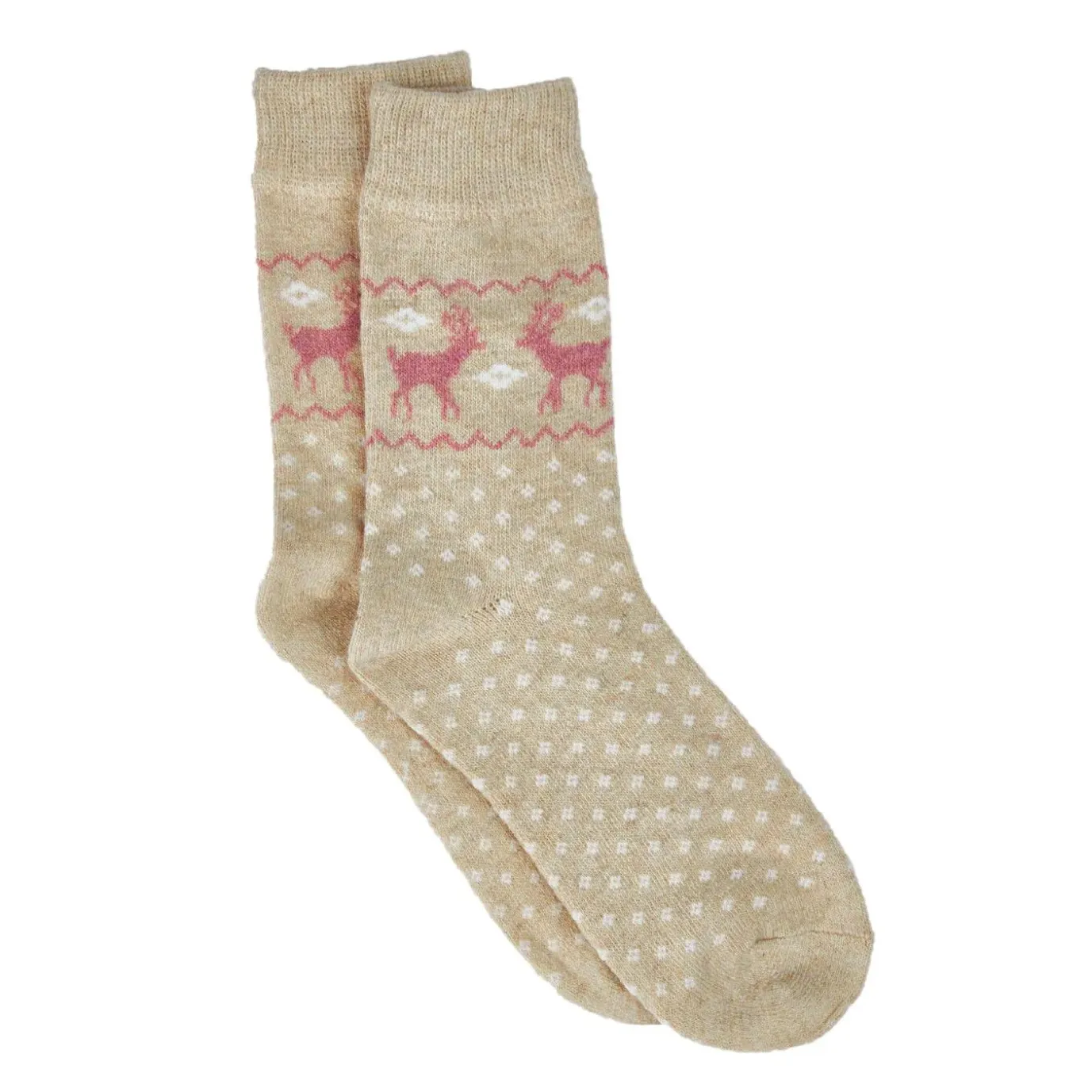 Socke Winter, Damen, Reh/beige, Größe 35-41