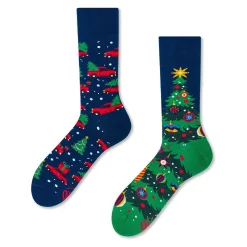 Socken Xmas, Weihnachtsbaum, Gr. 43-46