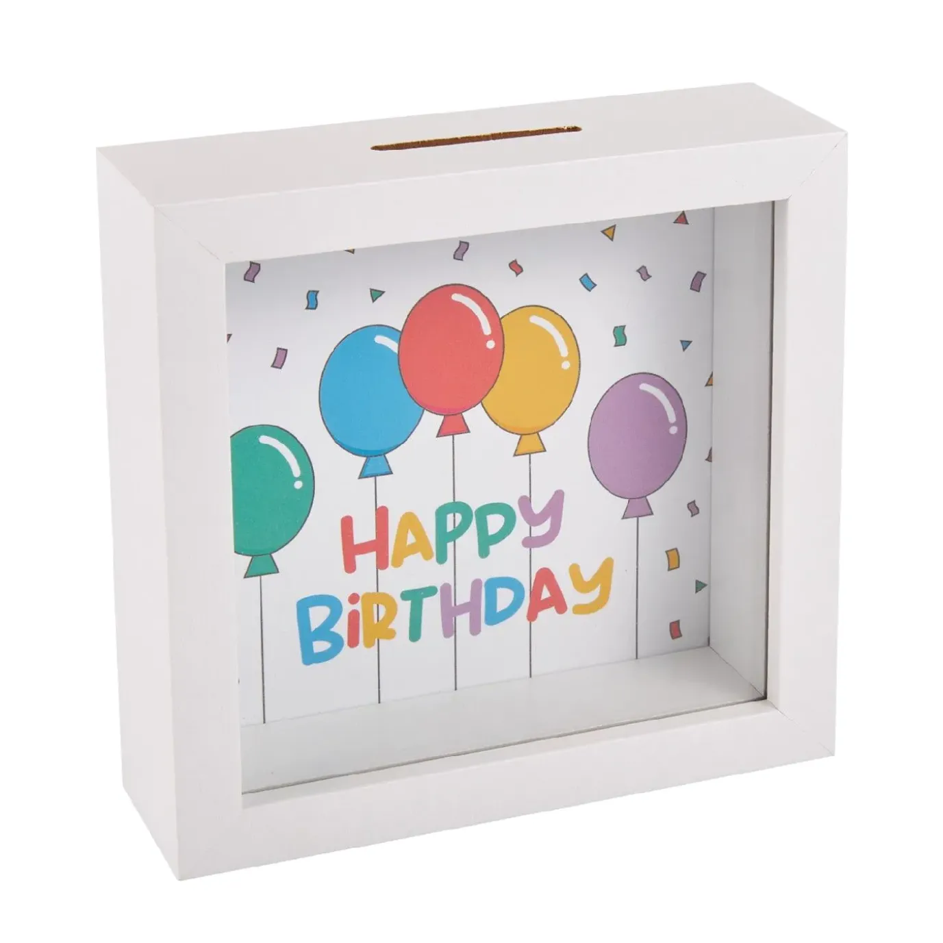 Spardose Birthday, 12 Cm