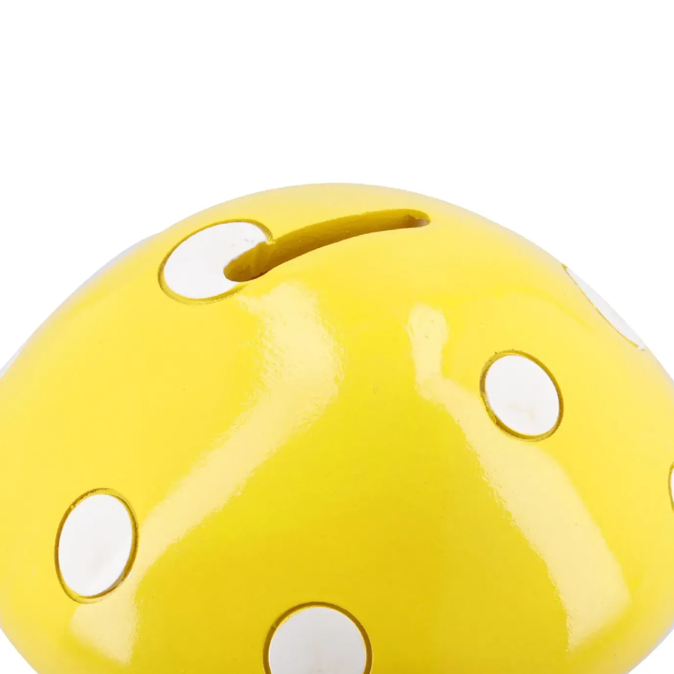 Spardose Pilz, Gelb, 15 Cm