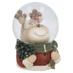 Spieluhr Weihnachten, Rentier, 10 X 14 Cm