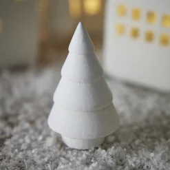 Tanne Stufen, Weiß/breit, 8 Cm