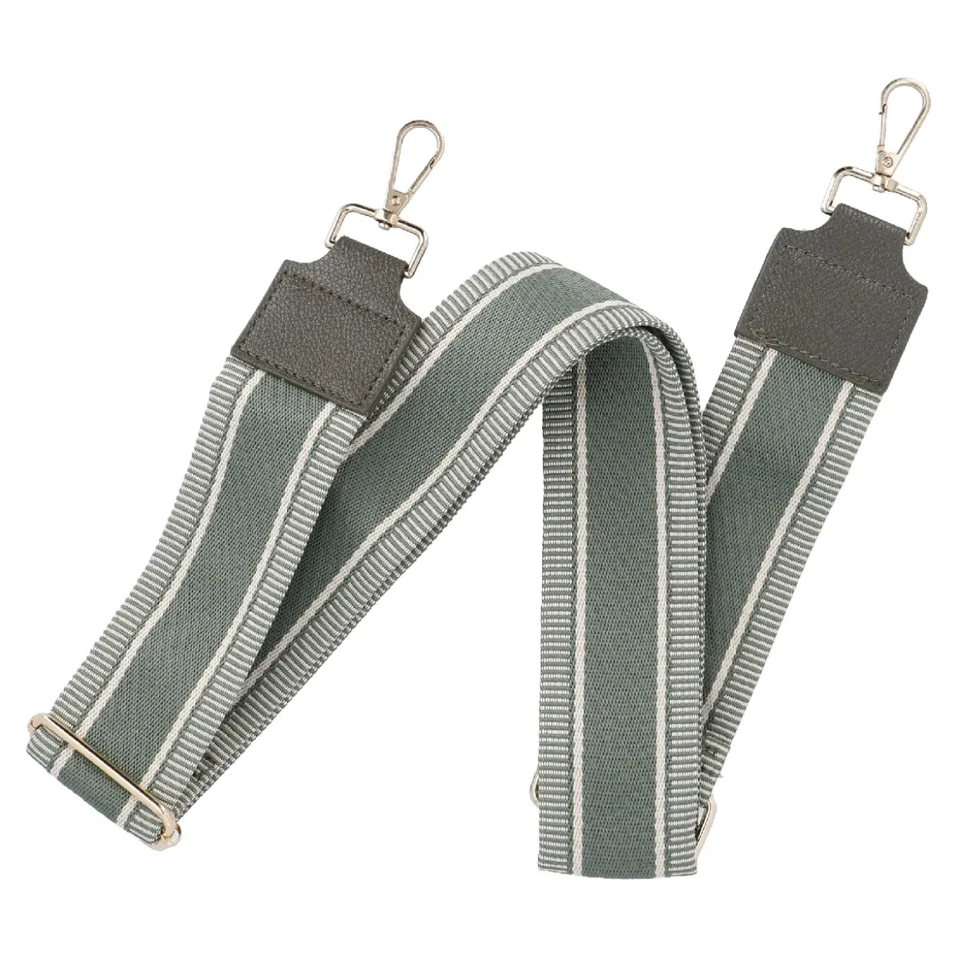 Tasche Crossbody, 2 Riemen, Oliv