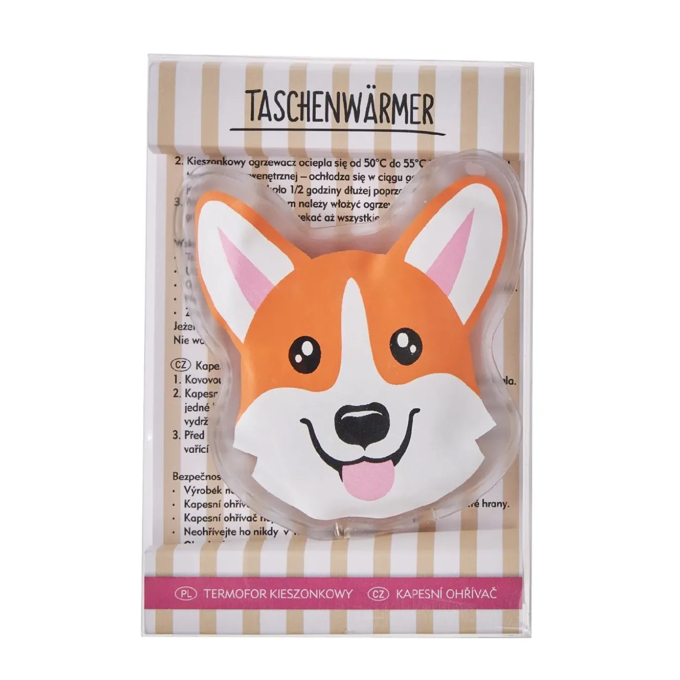 Taschenwärmer Hund, 12 Cm