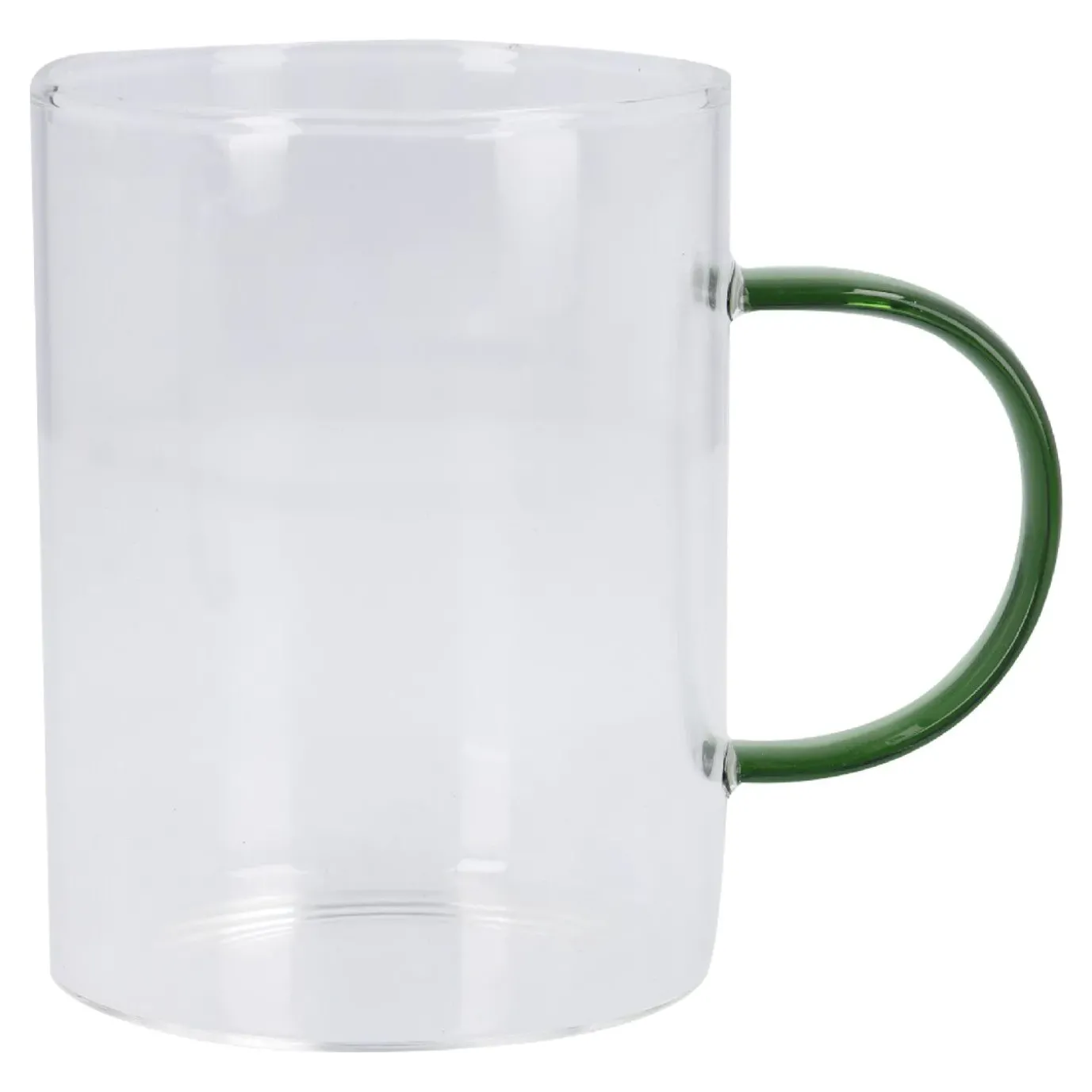 Teeglas Boro, Farbhenkel/grün, 400 Ml