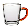 Teeglas Mit Farbhenkel, Orange, 340 Ml