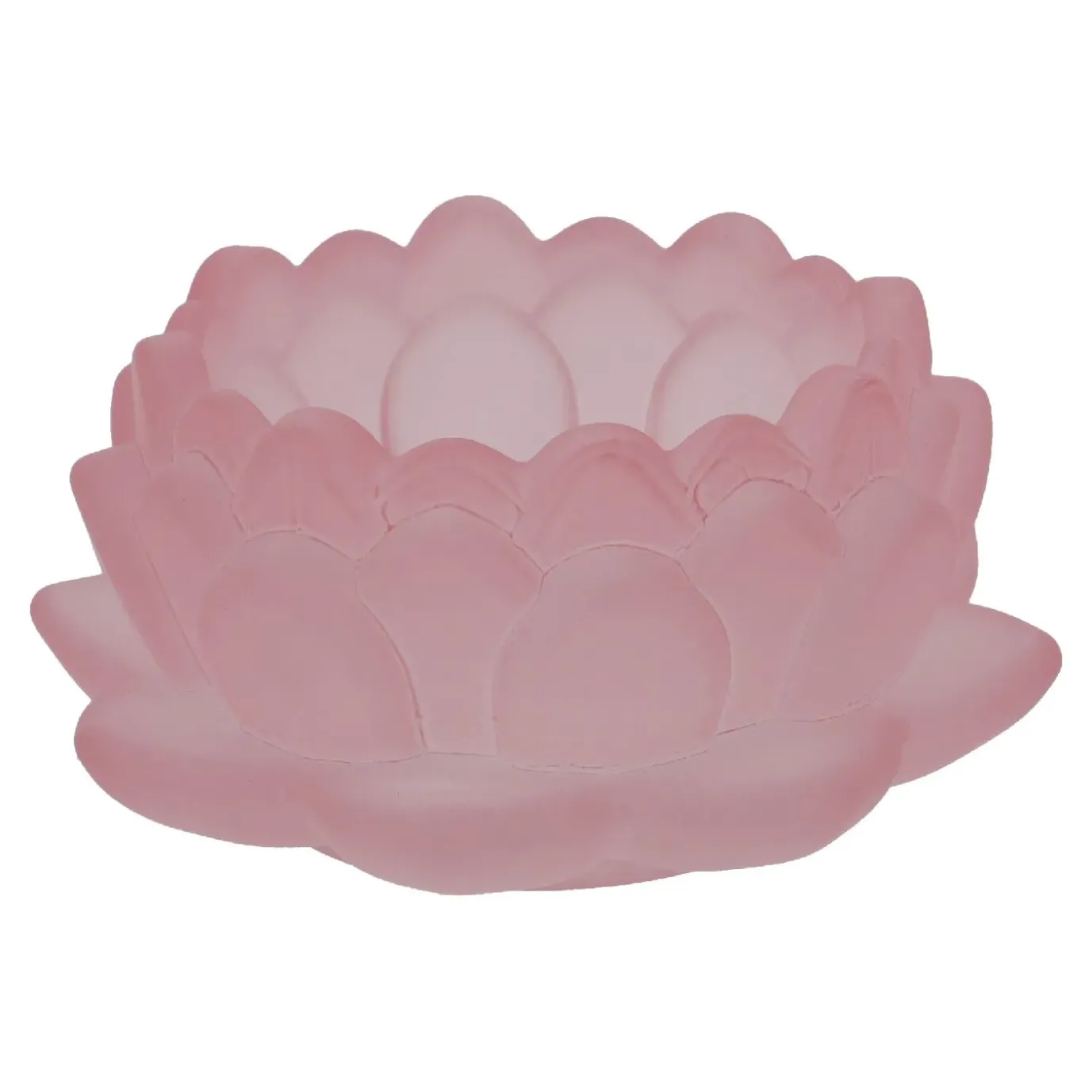 Teelichthalter Lotus, Rosa, 9 X 4.3 Cm