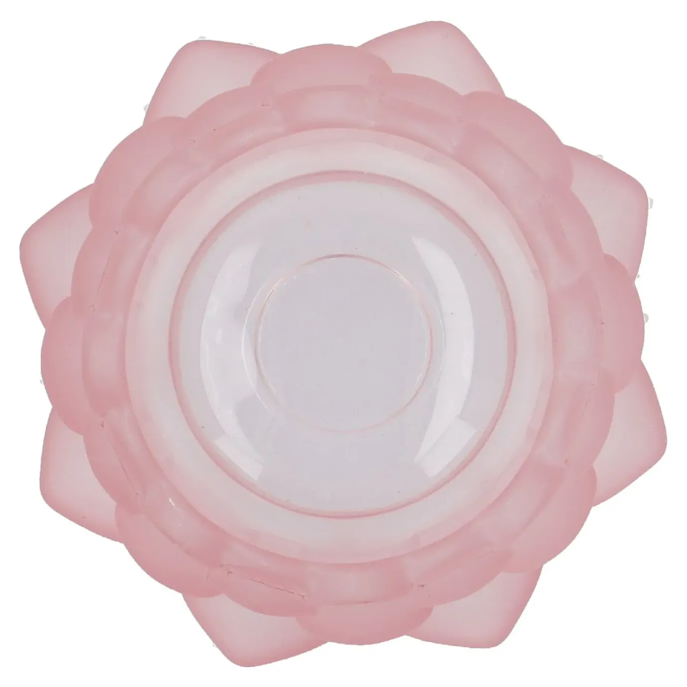 Teelichthalter Lotus, Rosa, 9 X 4.3 Cm